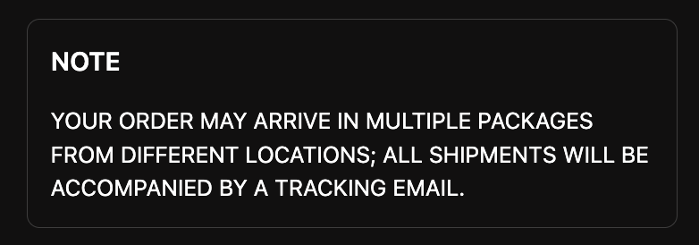 Card Block checkout block example