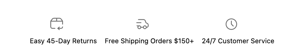 Trust Badges (Horizontal) checkout block example